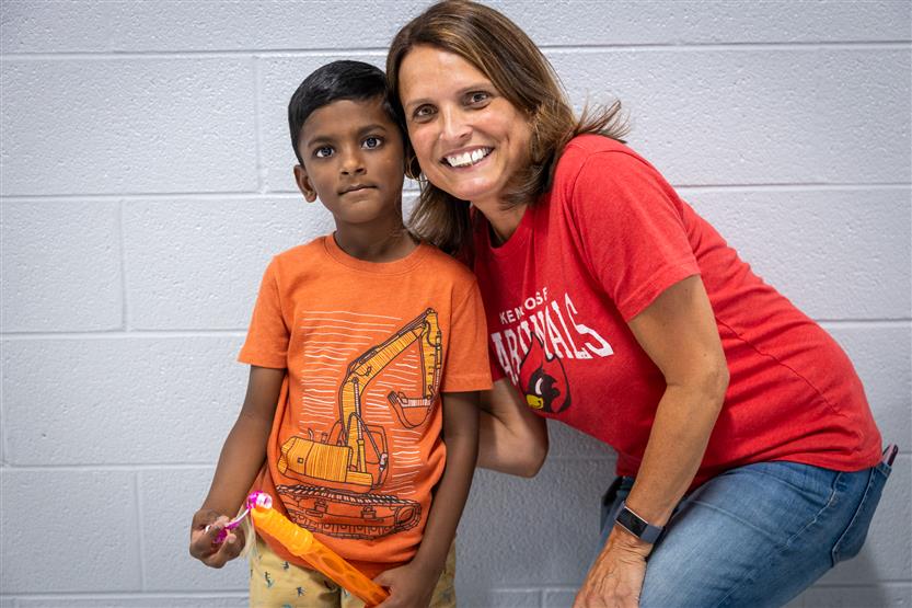 People enjoy back to school night